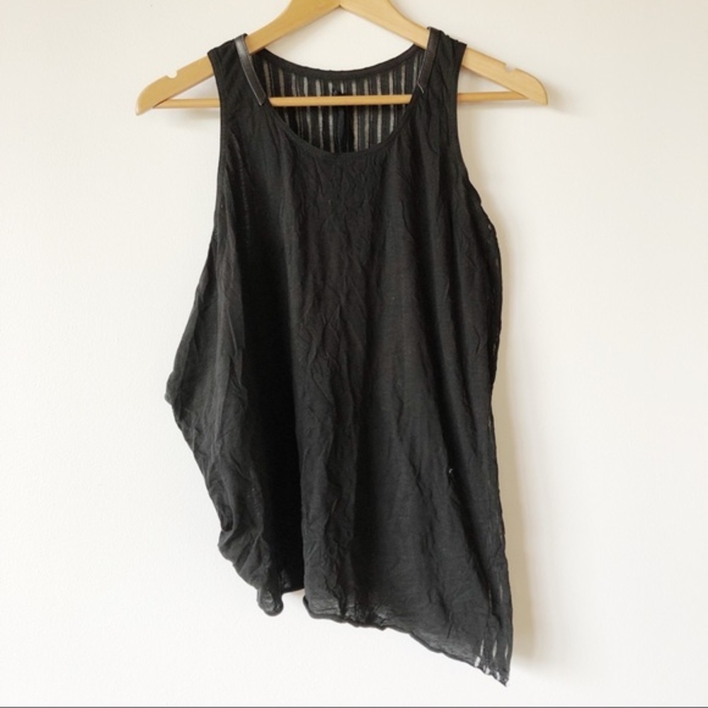 Improvd NWT Talia stripe burnout tank sz XS